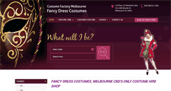 Desktop Screenshot of fancydresscostumes.com.au